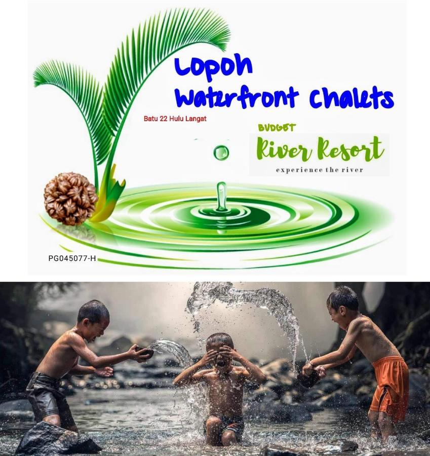 Villa Lopoh Waterfront Budget Chalets Hulu Langat Exterior foto